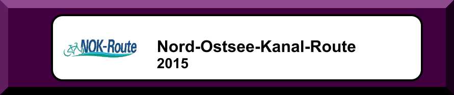 Nord-Ostsee-Kanal-Route 2015